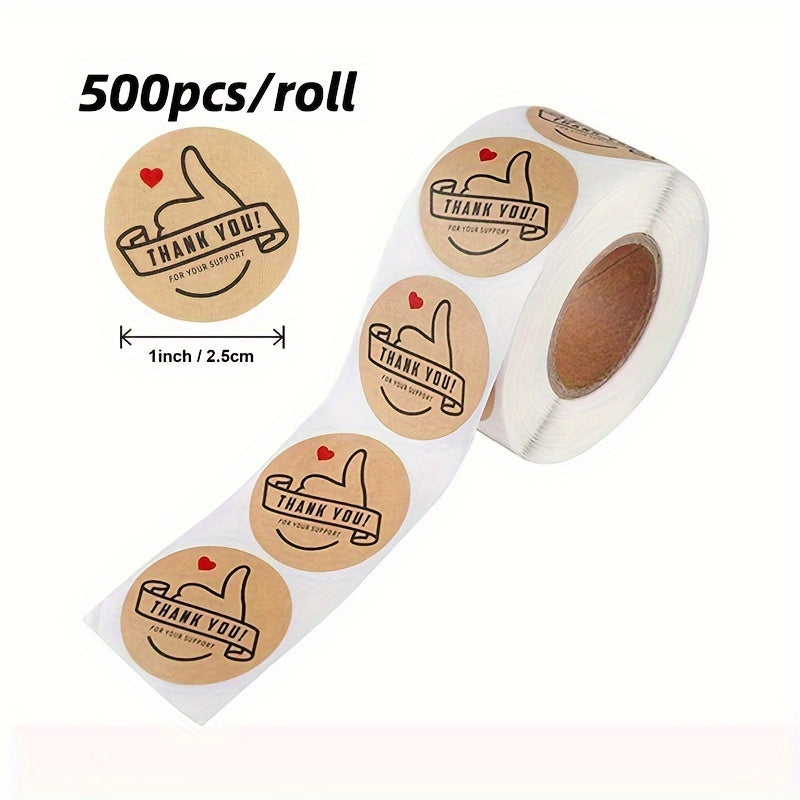 3 Rolls Thank You Sticker Scrapbook Wedding Envelope Seal Statione