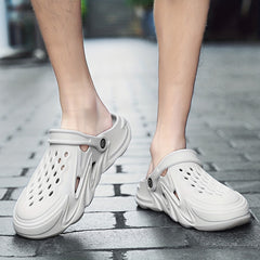 Men's Breathable Slip On Clog Sandals - Outdoor Walking Shoes