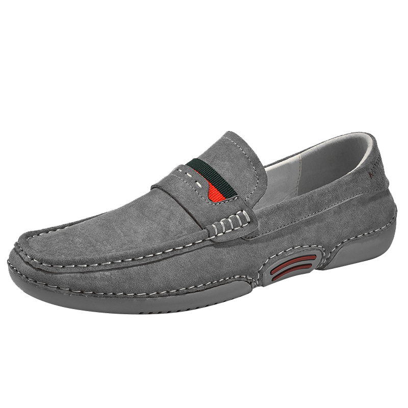 Men's Comfy Moc Toe Loafers Slip On Shoes