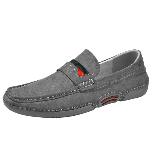Men's Comfy Moc Toe Loafers Slip On Shoes