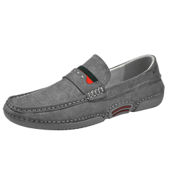 Men's Comfy Moc Toe Loafers Slip On Shoes