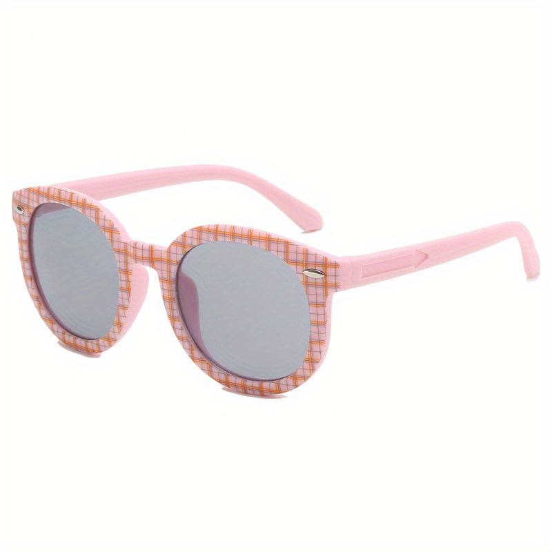 Grid Pattern Children's Sunglasses UV 400