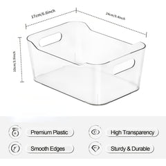 Clear Bin Fridge and Pantry Organizer Food Safe Storage