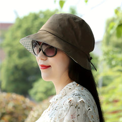Short Brim Bucket Hat Lightweight Solid Summer Sun Hats Fisherman Cap Women
