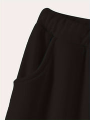 Graffiti Heart Print Fleece Joggers With Pockets