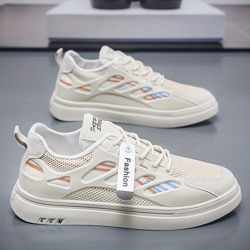 Men's Skate Shoes Lace up Sneakers Breathable