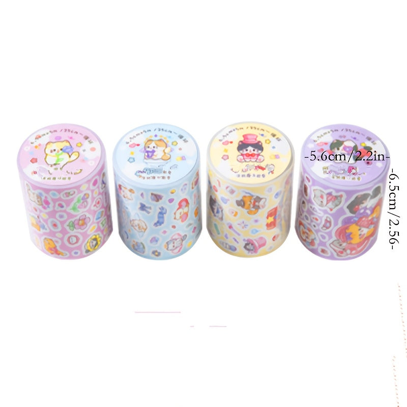 Cat Graffiti Die Cut Tape - Variety Rice Design