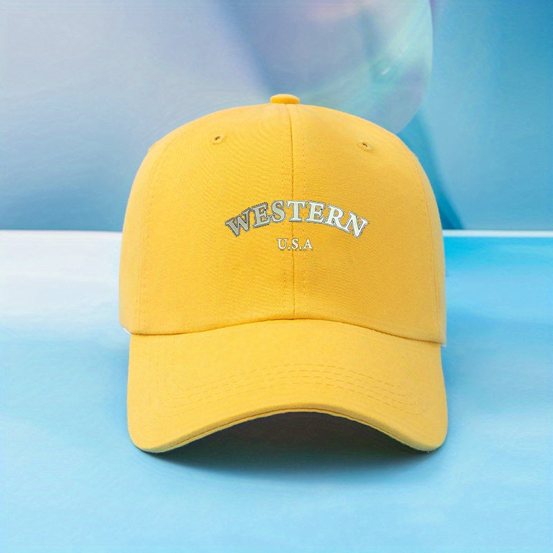 Candy Print Baseball Cap Western Sports Hat Adjustable Dad Hats