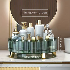 360 Rotating Cosmetic Storage Box Makeup Organizer Large Capacity Display Case