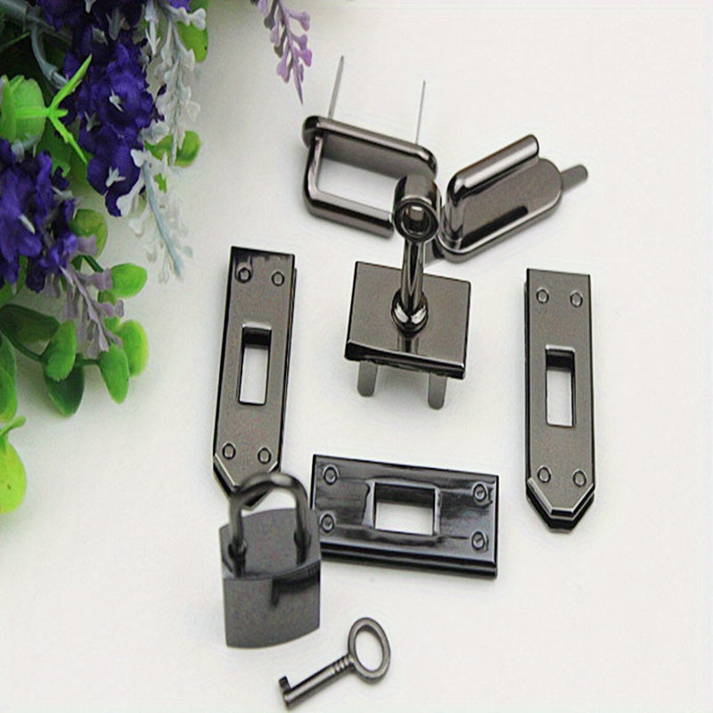 7 Pcs 45mm Metal Bag Lock Swivel Clasp Lock Buckle DIY Part
