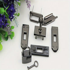 7 Pcs 45mm Metal Bag Lock Swivel Clasp Lock Buckle DIY Part