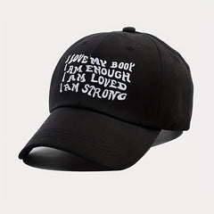 Unisex Adjustable Baseball Cap Sunshade Breathable Outdoor Sport Letter Embroide