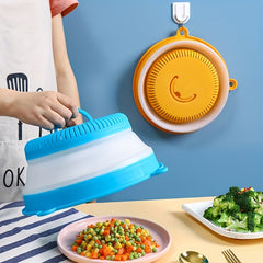 Foldable Vegetable Cover Drainer Basin Multifunctional Food Cover