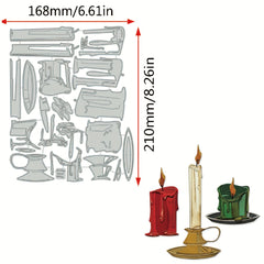 Christmas Metal Cutting Dies for Card Making DIY Crafts Santa Claus