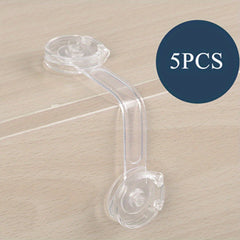 5pcs Child Safety Lock Baby Drawer Lock Anti-pinch Refrigerator Lock