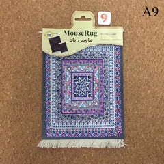 Rectangular Persian Mini Rug Woven Rug Mouse Pad Carpet Tassel Mat