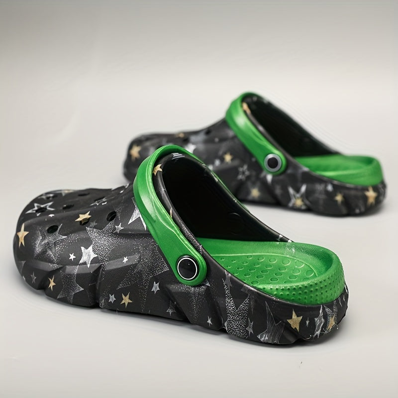 Men's Star Clog Slippers Assorted Colors Casual Slippers