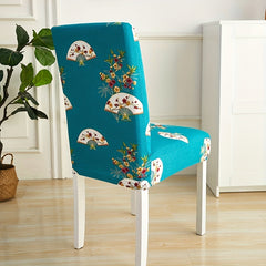 1pc Dining Room Chair Cover Stretchable Removable Washable Protector