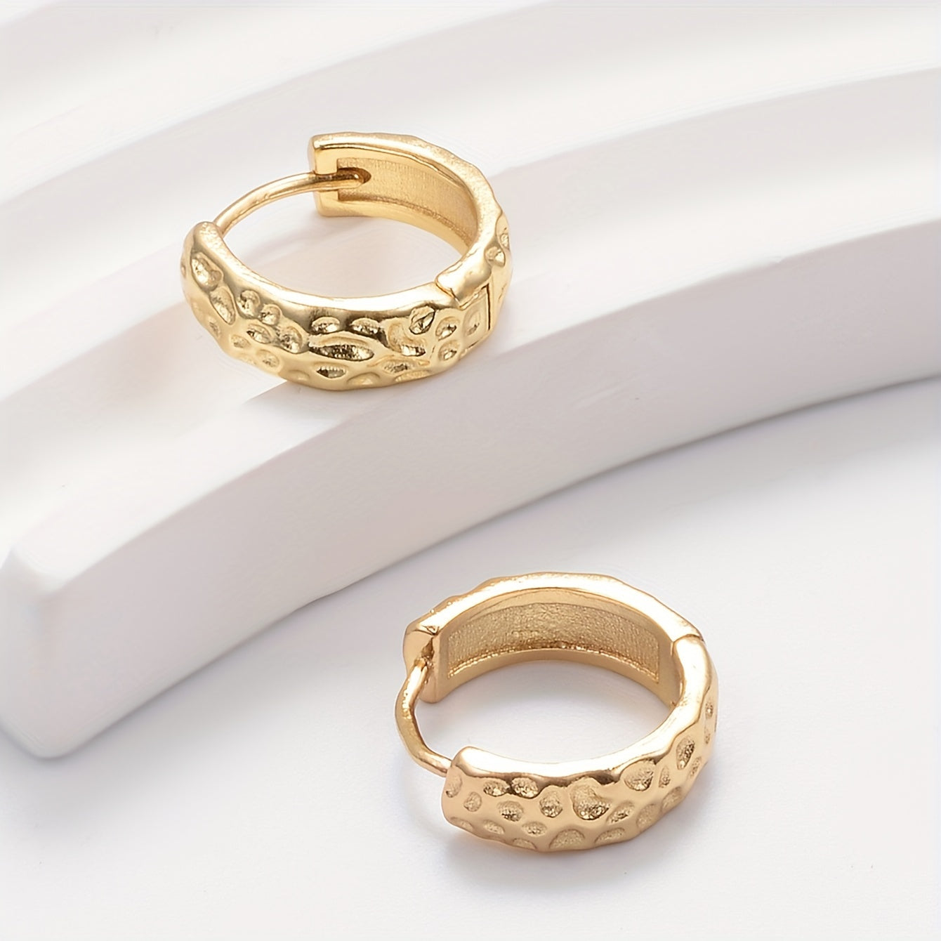 Irregular Concave Convex Earrings Vintage Party Jewelry for Women
