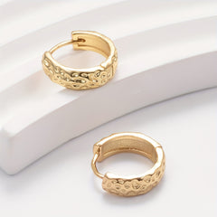 Irregular Concave Convex Earrings Vintage Party Jewelry for Women
