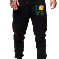 Men s Foot Bowl Element Cartoon Graphic Print Drawstring Sweatpants