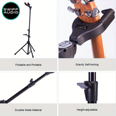 SWIFF U4 B Guitar Tripod Stand Height Adjustable