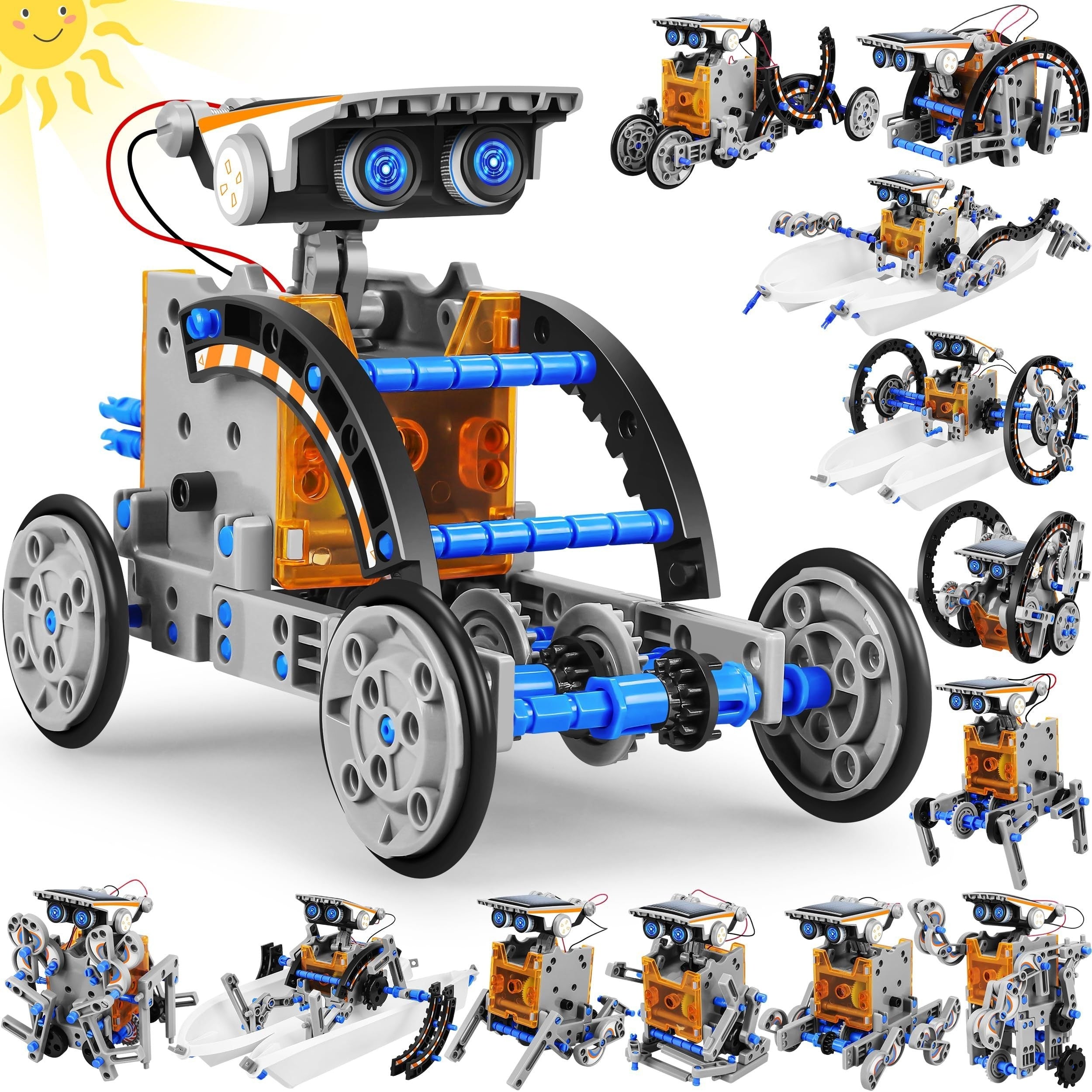 Educational Solar Robot Toy DIY Science Kit for Adults