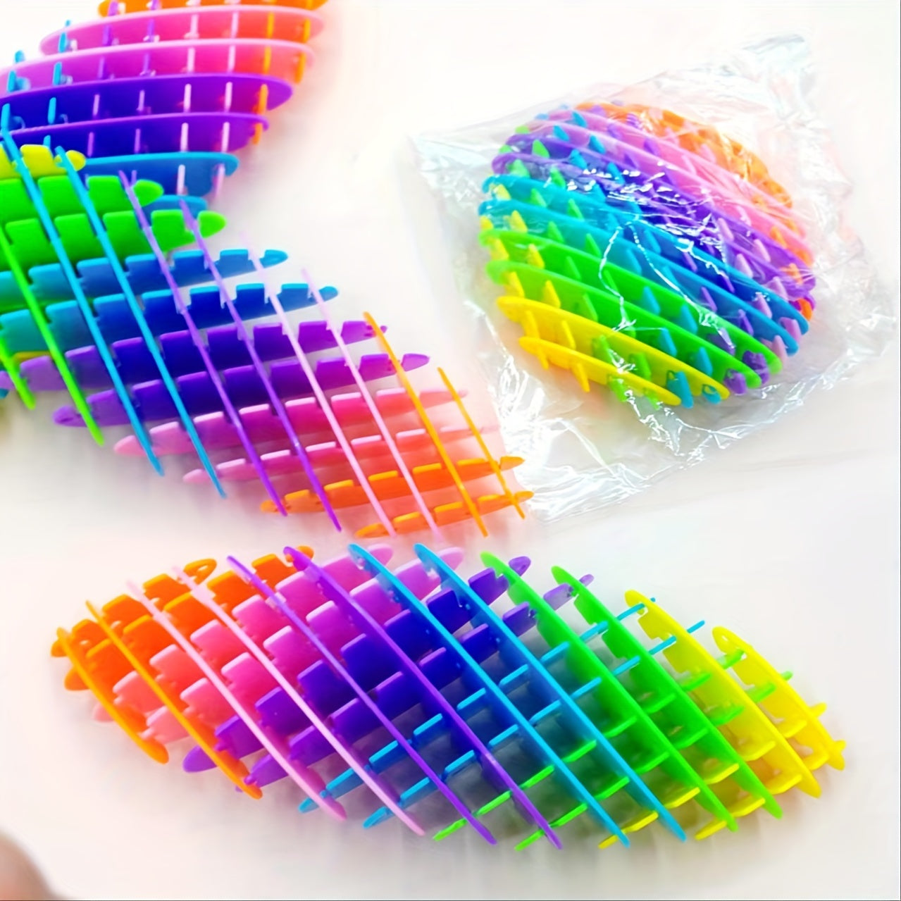 Glowing Finger Telescopic Tennis Toy Random Colors