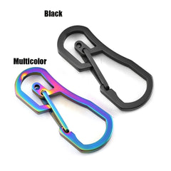 Titanium Carabiner Keychain for Camping and Hiking