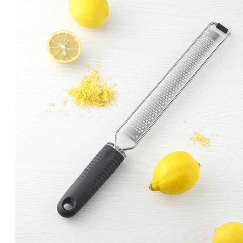 Lemon Zester Stainless Steel Kitchen Cheese Grater with Soft Handle