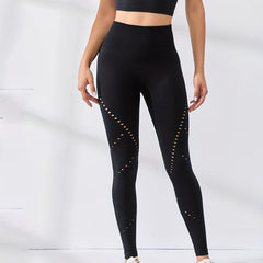 Breathable Sports Yoga Leggings High Waist Butt Lifting Athletic Tight Pants
