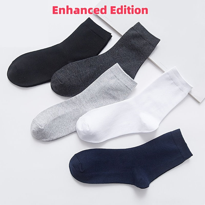 5pcs Diabetic Socks Soft Stretch Polyester & Spandex Blend