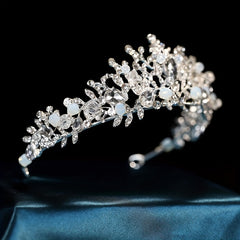 Bridal Crystal Headband Queen Princess Crown Head Jewelry Tiara