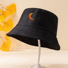 Moon Printed Bucket Hat for Men