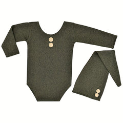 Newborn Photography Props Bodysuit Set