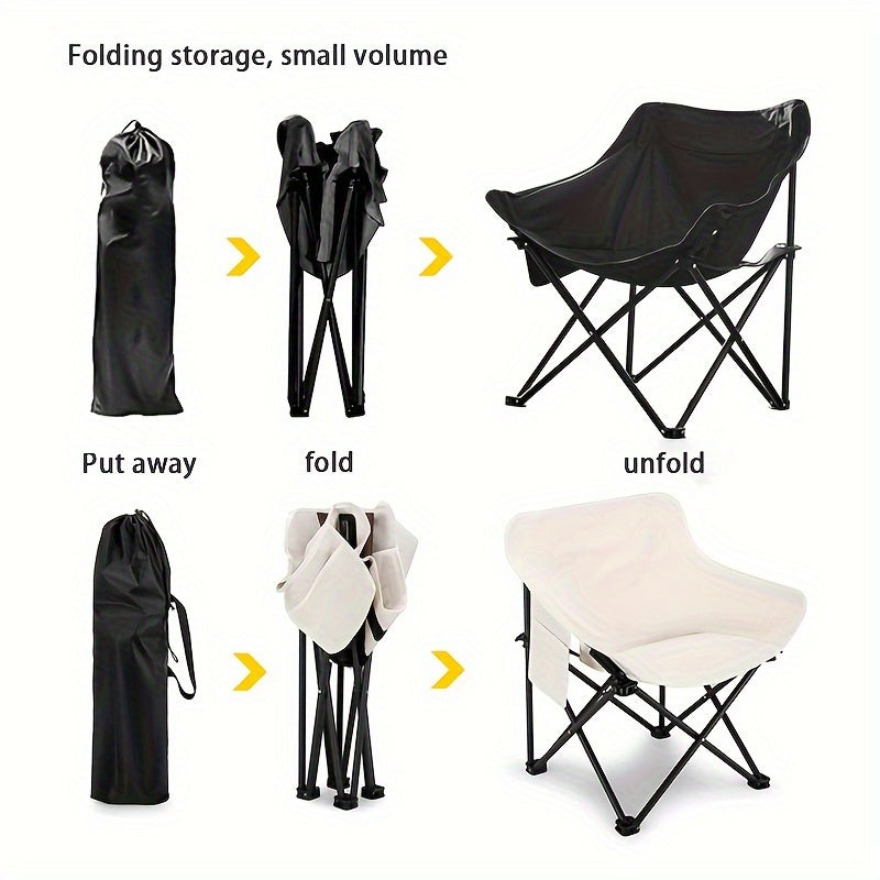 Portable Folding Moon Chair - Outdoor Leisure Chair