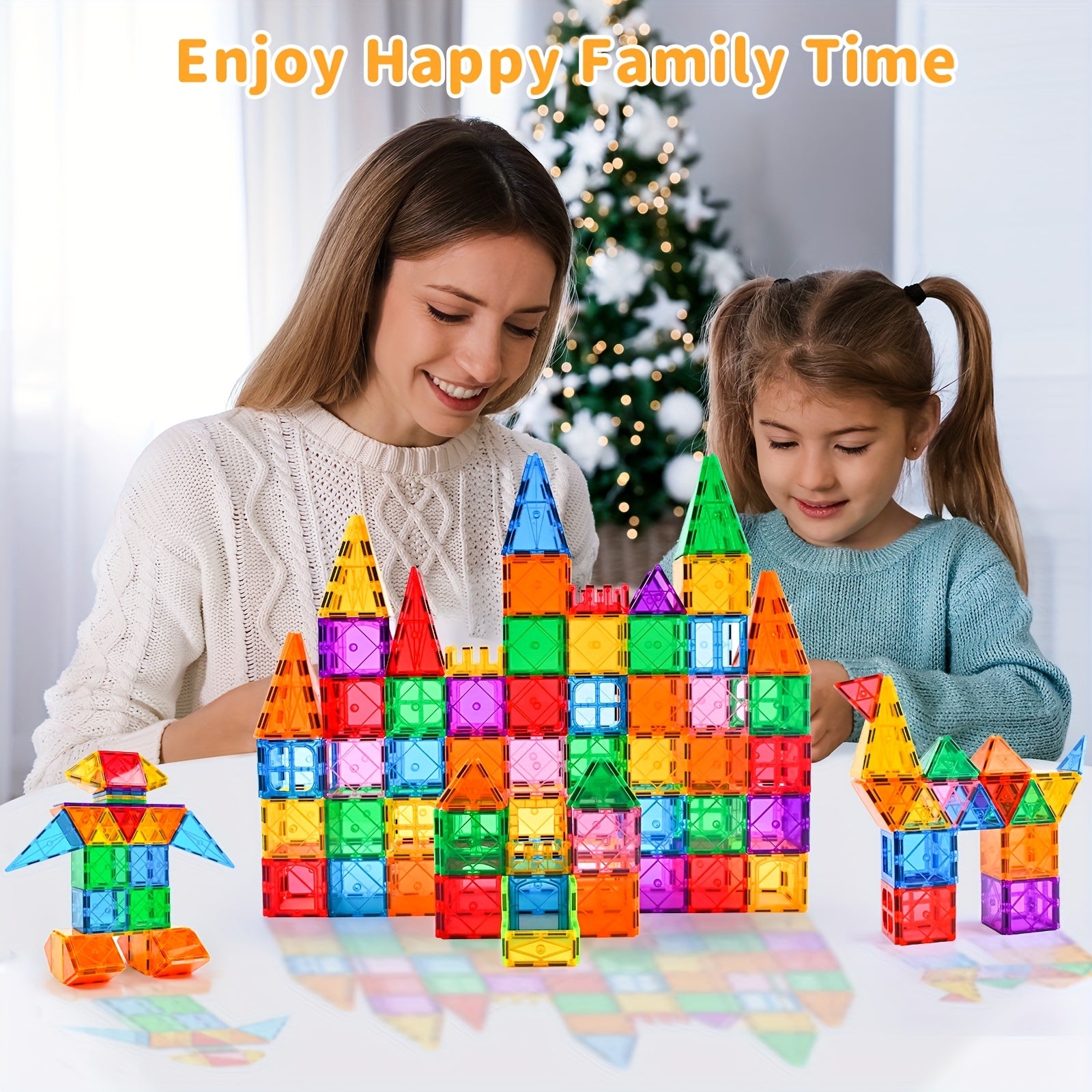 Magnetic Tiles for Kids 71pcs Building Blocks STME Toys Magnets Educational Toys