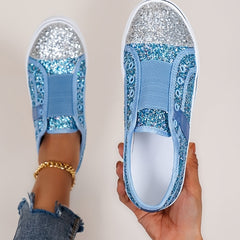 Sequins Decor Slip On Sneakers for Women