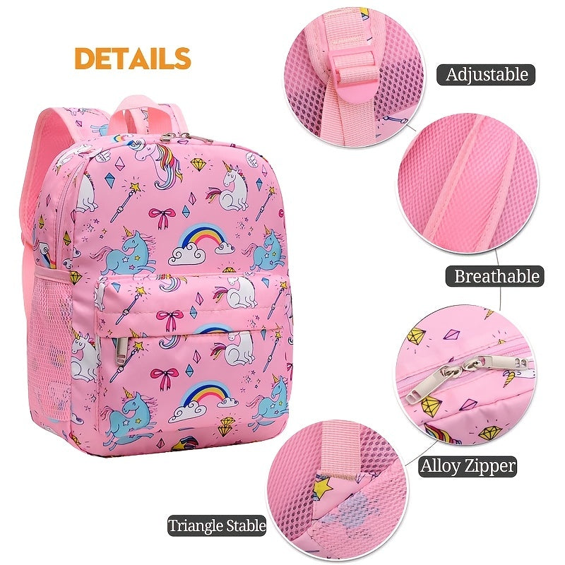 Kids Unicorn Backpack Kindergarten Primary School Waterproof Bag