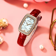 Red Alloy Quartz Watch Gift For Kids