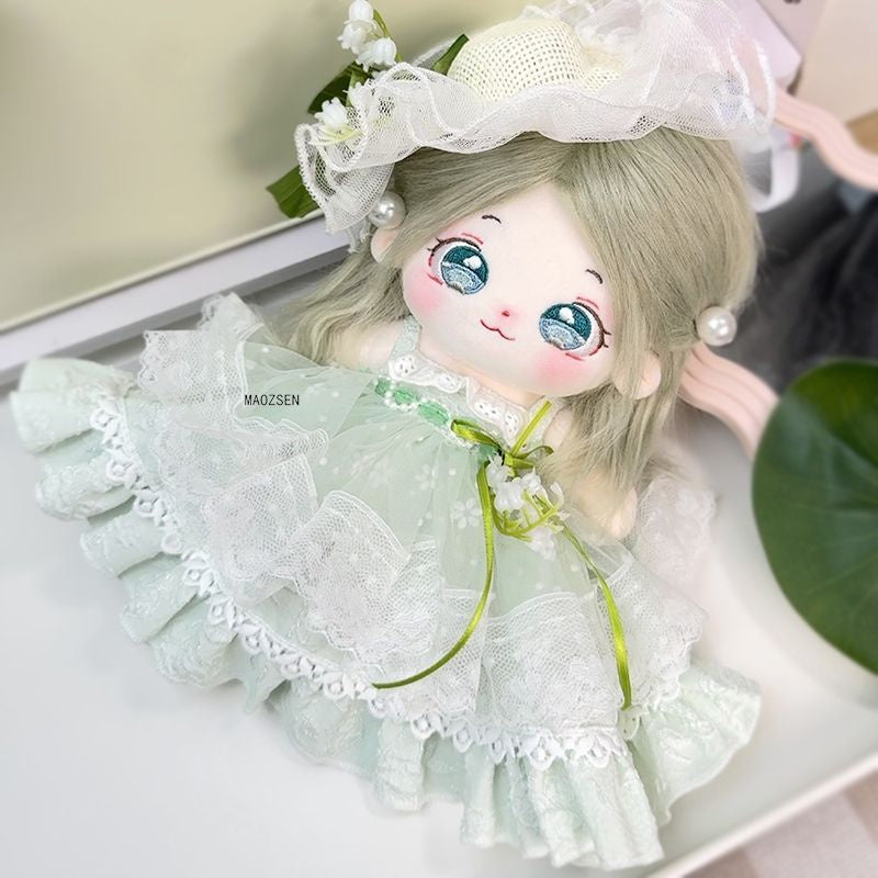 Green Princess Skirt Party Dress for 1/4 BJD Dolls