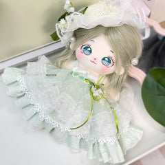Green Princess Skirt Party Dress for 1/4 BJD Dolls