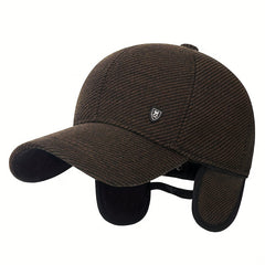 Men's Winter Ear Protection Warm Baseball Cap Thick Cotton Hat