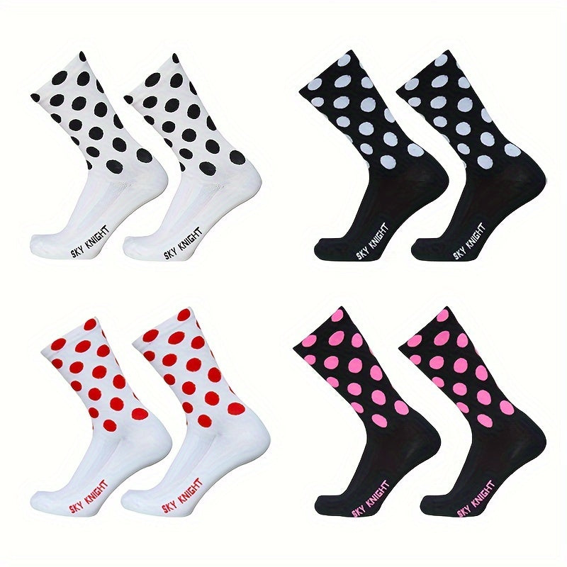 Outdoor Cycling Socks Breathable Sweat Grip Crew Socks