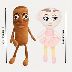Tung Tung Tung Sahur & Ballerina Cappucina Couple Plush Dolls