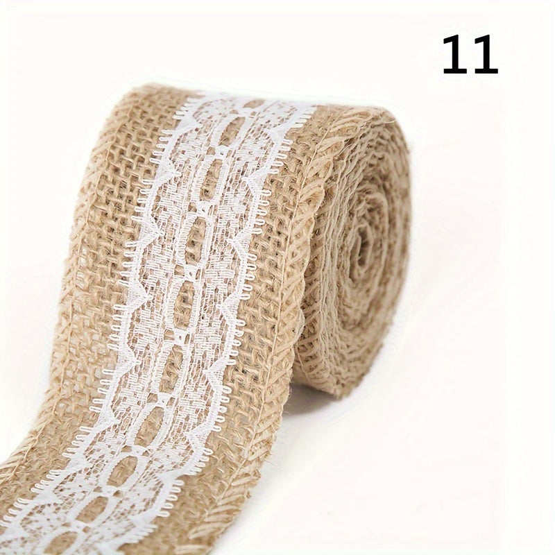 1pc Lace Fabric DIY Wedding Craft Linen Roll Decoration