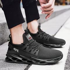 Men's Slip-on Sneakers with Shoelaces