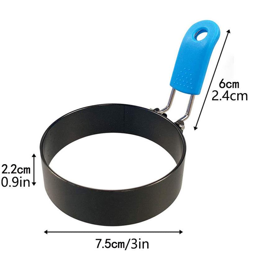 Non Stick Stainless Steel Egg Cooking Ring for Perfect Eggs and Omelets