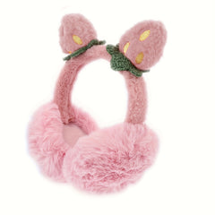 Strawberry Earmuffs Ear Warmers For Winter Soft Plush Headbands