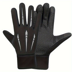 Winter Warm Gloves With Velvet Unisex Outdoor Gloves For Fishing Cycling